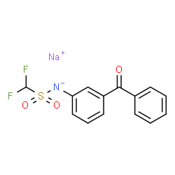 ChemSpider 2D Image | Diflumidone sodium | C14H10F2NNaO3S