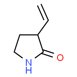 ChemSpider 2D Image | 3-Vinyl-2-pyrrolidinone | C6H9NO