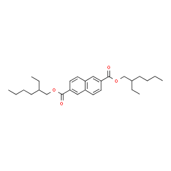 ChemSpider 2D Image | DIETHYLHEXYL 2,6-NAPHTHALATE | C28H40O4