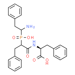 ChemSpider 2D Image | N-{2-[(1-Amino-2-phenylethyl)(hydroxy)phosphoryl]-3-phenylpropanoyl}-L-phenylalanine | C26H29N2O5P