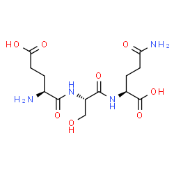 ChemSpider 2D Image | L-alpha-Glutamyl-L-seryl-L-glutamine | C13H22N4O8