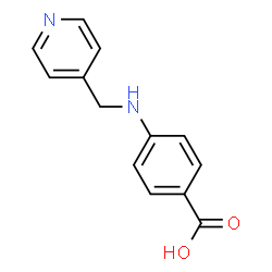 ChemSpider 2D Image | 4-[(4-Pyridinylmethyl)amino]benzoic acid | C13H12N2O2