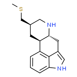ChemSpider 2D Image | (8beta)-8-[(Methylsulfanyl)methyl]ergoline | C16H20N2S