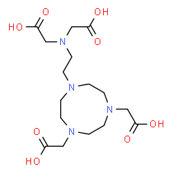 ChemSpider 2D Image | 2,2'-(7-{2-[Bis(carboxymethyl)amino]ethyl}-1,4,7-triazonane-1,4-diyl)diacetic acid | C16H28N4O8