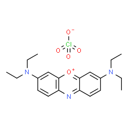 ChemSpider 2D Image | Oxazine 1 perchlorate | C20H26ClN3O5