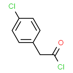 ChemSpider 2D Image | 4-Chlorophenylacetyl Chloride | C8H6Cl2O