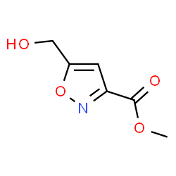 ChemSpider 2D Image | Methyl 5-(hydroxymethyl)-1,2-oxazole-3-carboxylate | C6H7NO4