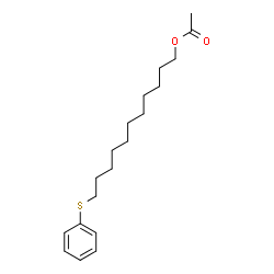 ChemSpider 2D Image | 11-(Phenylsulfanyl)undecyl acetate | C19H30O2S