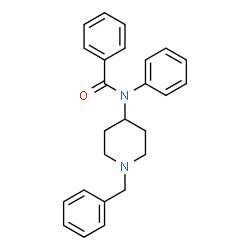 ChemSpider 2D Image | N-(1-Benzyl-4-piperidinyl)-N-phenylbenzamide | C25H26N2O