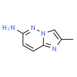 ChemSpider 2D Image | 2-Methylimidazo[1,2-b]pyridazin-6-amine | C7H8N4