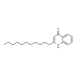 ChemSpider 2D Image | 2-undecyl-4(1H)-quinolone | C20H29NO