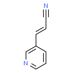 ChemSpider 2D Image | (2E)-3-(pyridin-3-yl)prop-2-enenitrile | C8H6N2