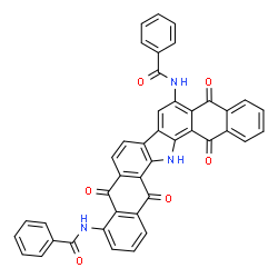 ChemSpider 2D Image | Vat Brown 3 | C42H23N3O6