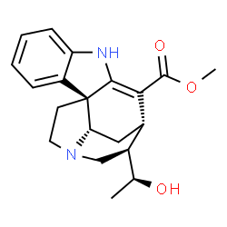 ChemSpider 2D Image | Methyl (15beta,19S,20alpha)-19-hydroxy-2,16-didehydrocuran-17-oate | C20H24N2O3