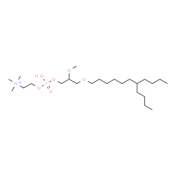 ChemSpider 2D Image | 16-Butyl-4-hydroxy-7-methoxy-N,N,N-trimethyl-3,5,9-trioxa-4-phosphaicosan-1-aminium 4-oxide | C24H53NO6P
