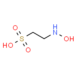ChemSpider 2D Image | 2-(hydroxyamino)ethanesulfonic acid | C2H7NO4S
