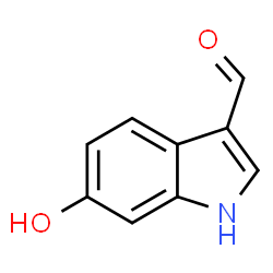 ChemSpider 2D Image | 6-Hydroxy-1H-indole-3-carbaldehyde | C9H7NO2