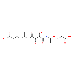 ChemSpider 2D Image | (8S,9S)-8,9-Dihydroxy-5,12-dimethyl-7,10-dioxo-4,13-dioxa-6,11-diazahexadecane-1,16-dioic acid | C14H24N2O10