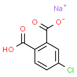 ChemSpider 2D Image | MONOSODIUM 4-CHLOROPHTHALATE | C8H4ClNaO4