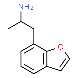 ChemSpider 2D Image | 7-(2-AMINOPROPYL)BENZOFURAN | C11H13NO
