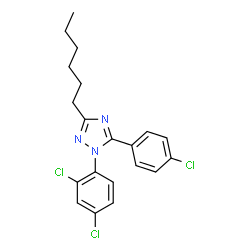 ChemSpider 2D Image | LH 21 | C20H20Cl3N3