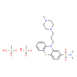 ChemSpider 2D Image | thioproperazine mesylate | C24H38N4O8S4