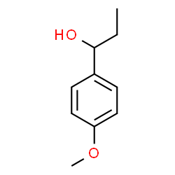 ChemSpider 2D Image | 1-(4-Methoxyphenyl)-1-propanol | C10H14O2