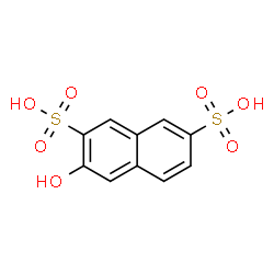 ChemSpider 2D Image | 2-naphthol-3,6-disulfonic acid | C10H8O7S2