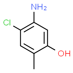 ChemSpider 2D Image | 5-Amino-4-chloro-o-cresol | C7H8ClNO