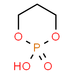 ChemSpider 2D Image | 1,3,2-Dioxaphosphinan-2-ol 2-oxide | C3H7O4P