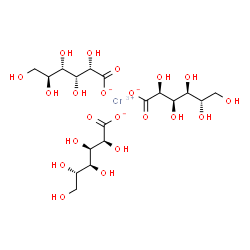 ChemSpider 2D Image | Chromium(3+) tri(L-gluconate) | C18H33CrO21