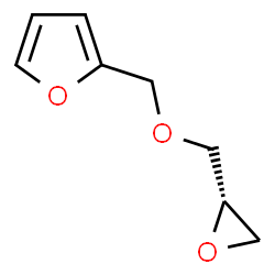 ChemSpider 2D Image | 2-{[(2S)-2-Oxiranylmethoxy]methyl}furan | C8H10O3