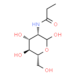ChemSpider 2D Image | 2-Deoxy-2-(propionylamino)-D-mannopyranose | C9H17NO6