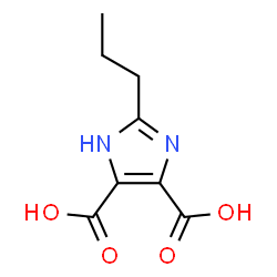 ChemSpider 2D Image | 2-Propyl-1H-imidazole-4,5-dicarboxy acid | C8H10N2O4