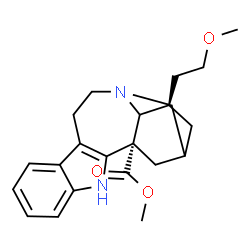 ChemSpider 2D Image | Methyl (5xi)-21-methoxyibogamine-18-carboxylate | C22H28N2O3