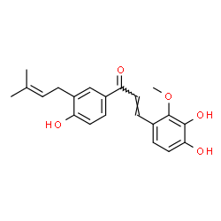 ChemSpider 2D Image | LICOCHALCONE D | C21H22O5