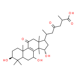 ChemSpider 2D Image | Ganoderic acid C2 | C30H46O7