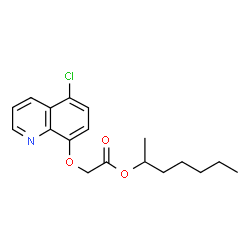 ChemSpider 2D Image | cloquintocet-mexyl | C18H22ClNO3