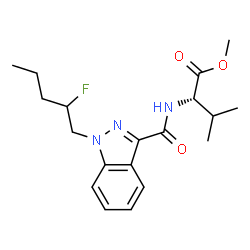ChemSpider 2D Image | Methyl N-{[1-(2-fluoropentyl)-1H-indazol-3-yl]carbonyl}-L-valinate | C19H26FN3O3