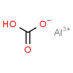 ChemSpider 2D Image | aluminum hydrogen carbonate | CHAlO3