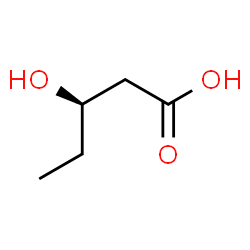 ChemSpider 2D Image | (3R)-3-Hydroxypentanoic acid | C5H10O3