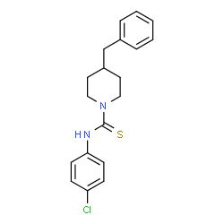 ChemSpider 2D Image | 4-Benzyl-N-(4-chlorophenyl)-1-piperidinecarbothioamide | C19H21ClN2S