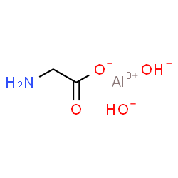 ChemSpider 2D Image | Dihydroxyaluminum aminoacetate anhydrous | C2H6AlNO4