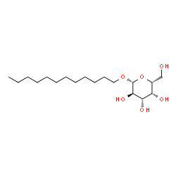 ChemSpider 2D Image | Dodecyl beta-D-galactopyranoside | C18H36O6