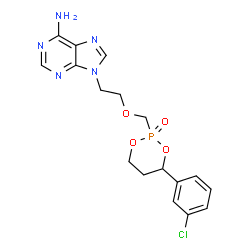 ChemSpider 2D Image | pradefovir | C17H19ClN5O4P