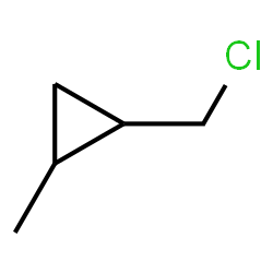 ChemSpider 2D Image | 1-(chloromethyl)-2-methyl-cyclopropane | C5H9Cl