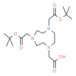 ChemSpider 2D Image | 2-{4,7-bis[2-(tert-butoxy)-2-oxoethyl]-1,4,7-triazonan-1-yl}acetic acid | C20H37N3O6