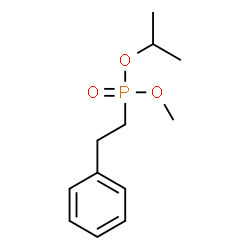 ChemSpider 2D Image | Isopropyl methyl (2-phenylethyl)phosphonate | C12H19O3P