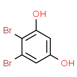 ChemSpider 2D Image | 2,3-dibromo-5-hydroxyphenol | C6H4Br2O2