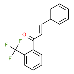 ChemSpider 2D Image | (2E)-3-Phenyl-1-[2-(trifluoromethyl)phenyl]-2-propen-1-one | C16H11F3O